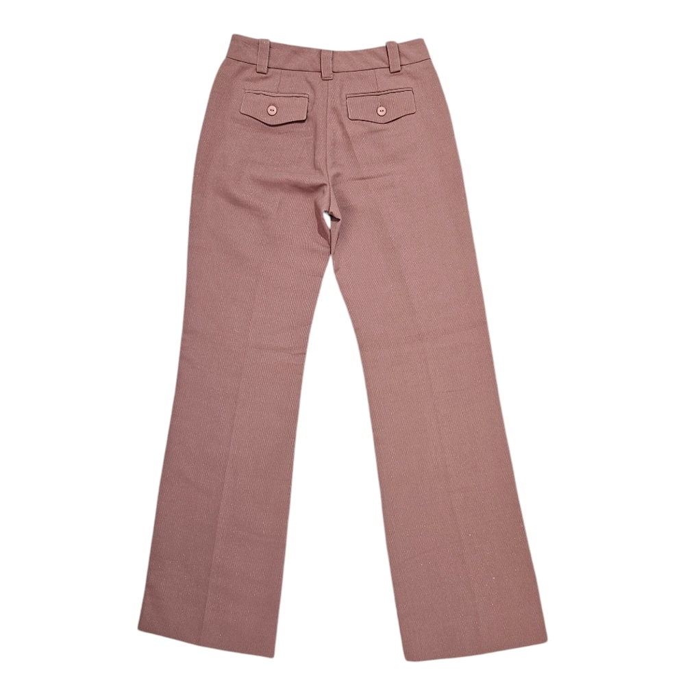 Michelle Belau Women's Pink Mauve Blush Wide Leg Palazzo Trouser Size 2